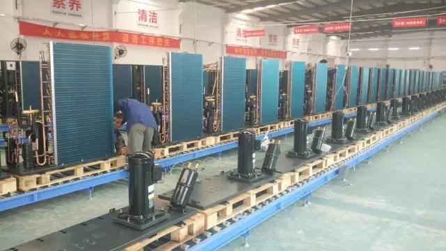 “煤改電”空氣源熱泵生產(chǎn)線