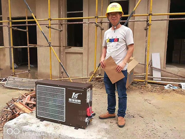 云南昭通某別墅區(qū)空氣能熱泵配套工程