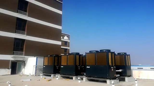 蘭州新區(qū)圓通物流園采暖+熱水工程